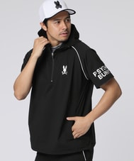[GOLF]スポーティバニー メッシュ半袖フーディ