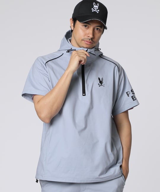 [GOLF]スポーティバニー メッシュ半袖フーディ