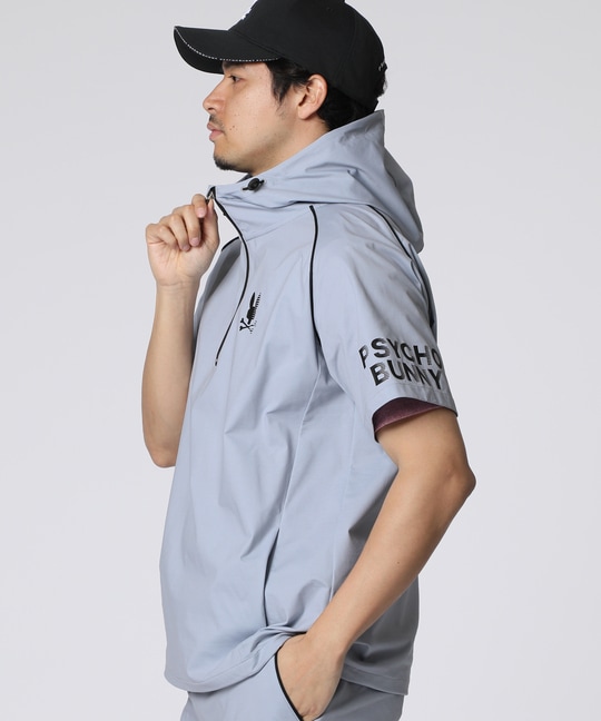 [GOLF]スポーティバニー メッシュ半袖フーディ