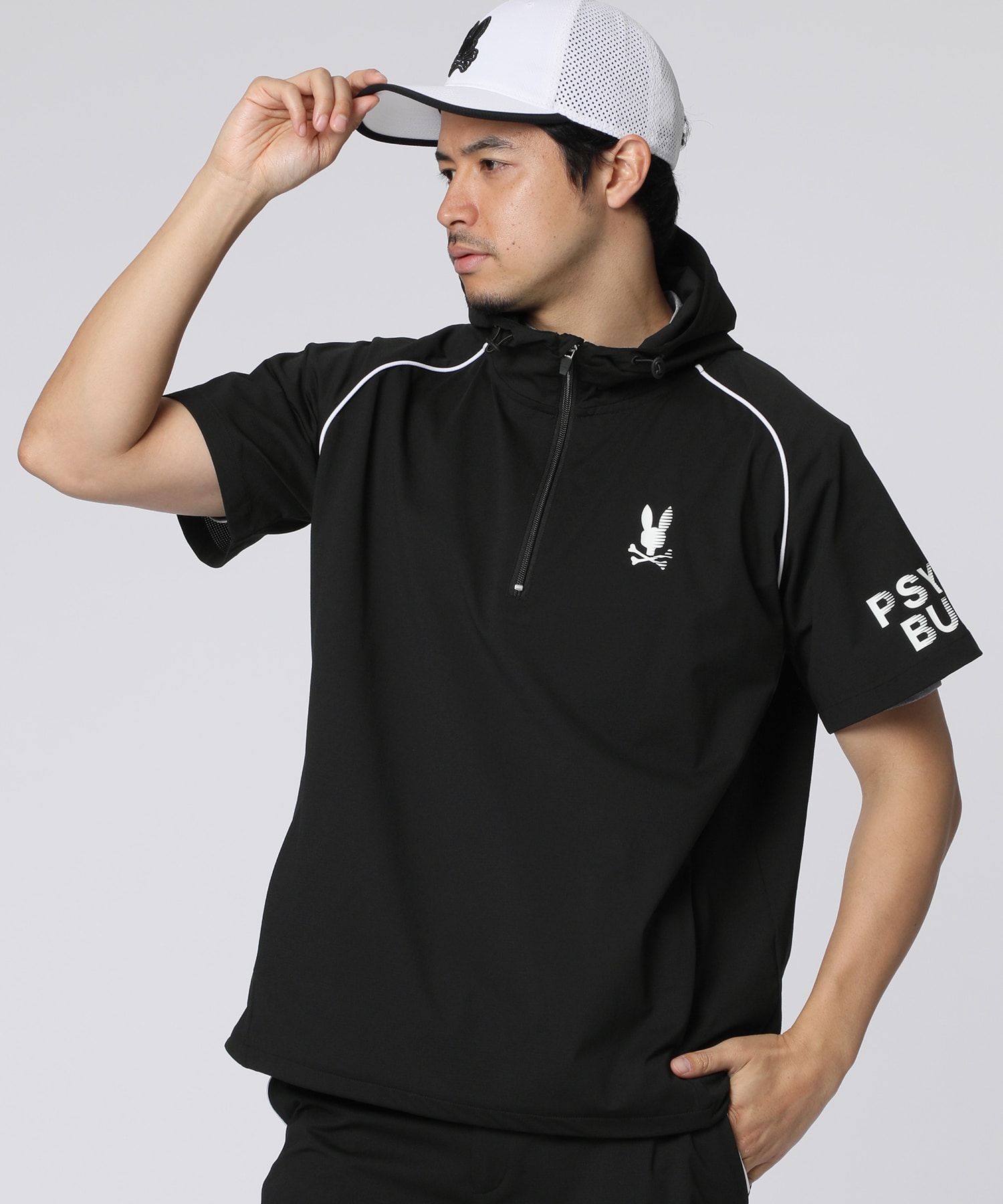 Psycho Bunny サイコバニーゴルフウェア　半袖パーカー　サイズМ Psycho Bunny Online Shop ｜Psycho Bunny｜サイコバニー 公式ブランド