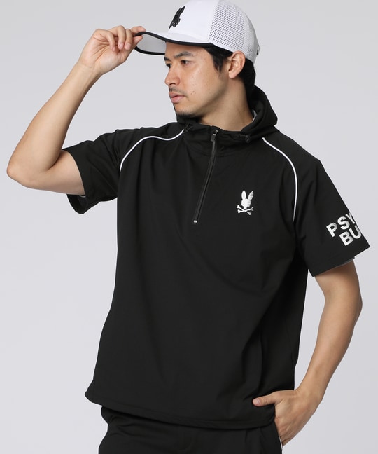 [GOLF]スポーティバニー メッシュ半袖フーディ