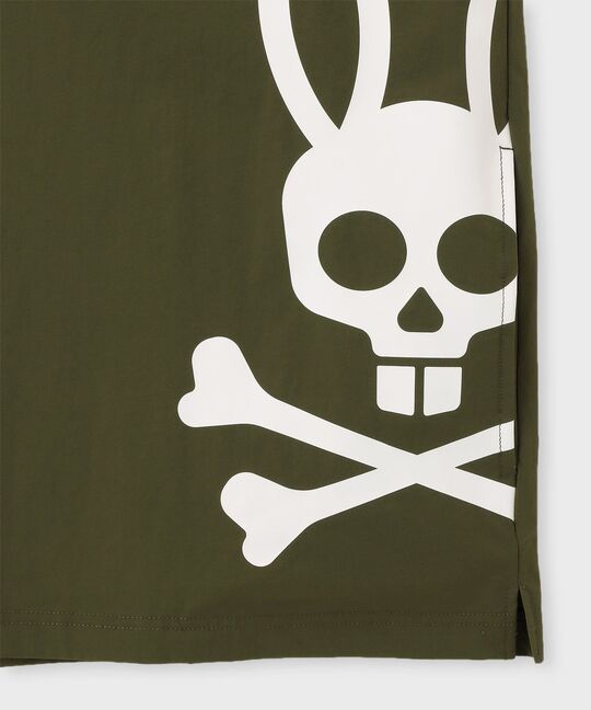 [WEB限定] リラックスフィットビッグバニーロゴ モックネックTシャツ