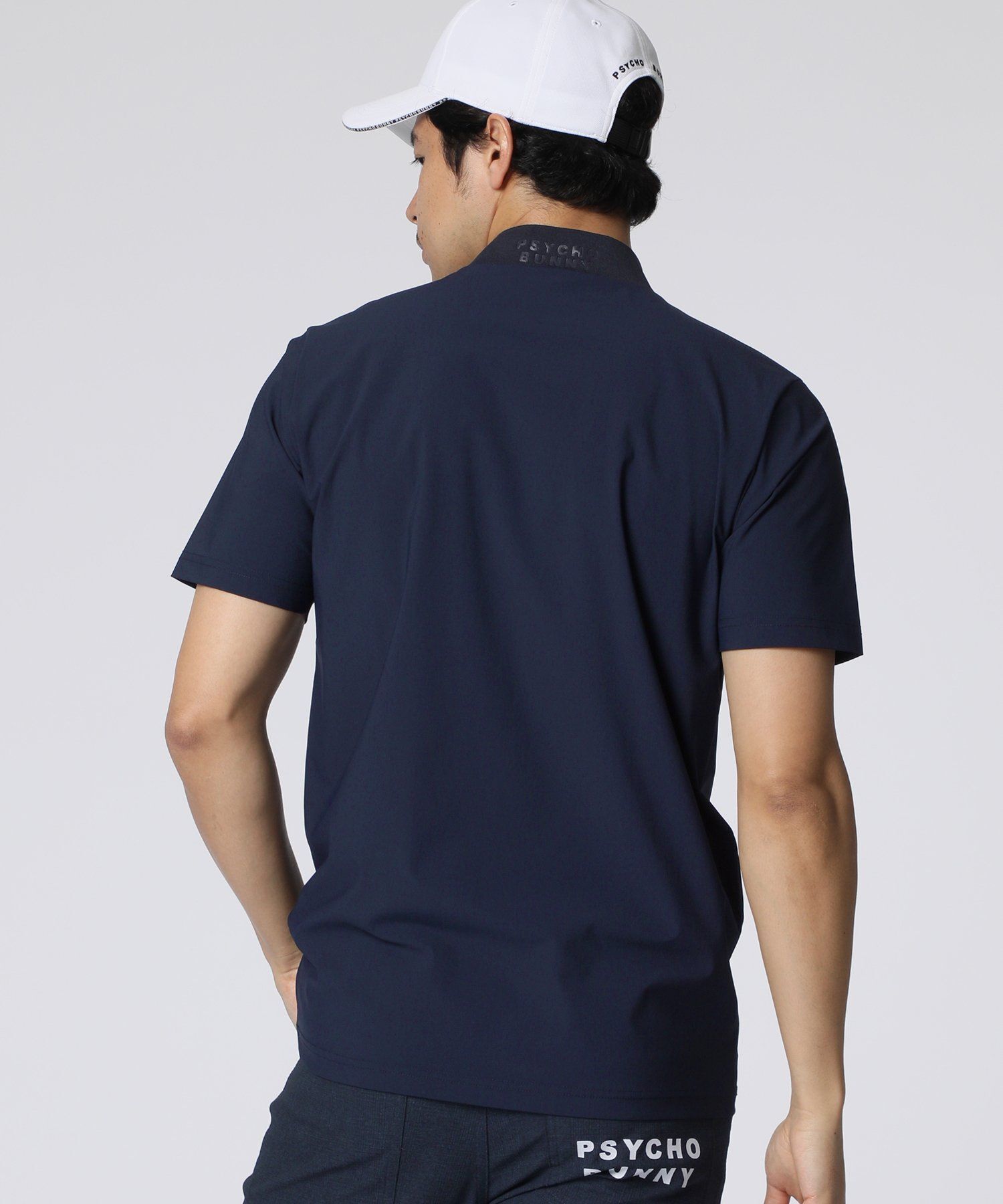 サイコバニー　モックネックシャツ　ストレッチ　メンズLサイズ GOLF] ポケットバニー モックネックTシャツ｜Psycho Bunny｜サイコ