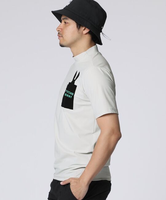 [GOLF] ポケットバニー モックネックTシャツ