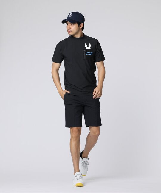 [GOLF] ポケットバニー モックネックTシャツ