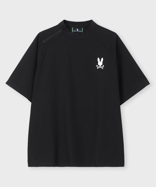 [WEB限定]リラックスフィット ロゴモックネックTシャツ