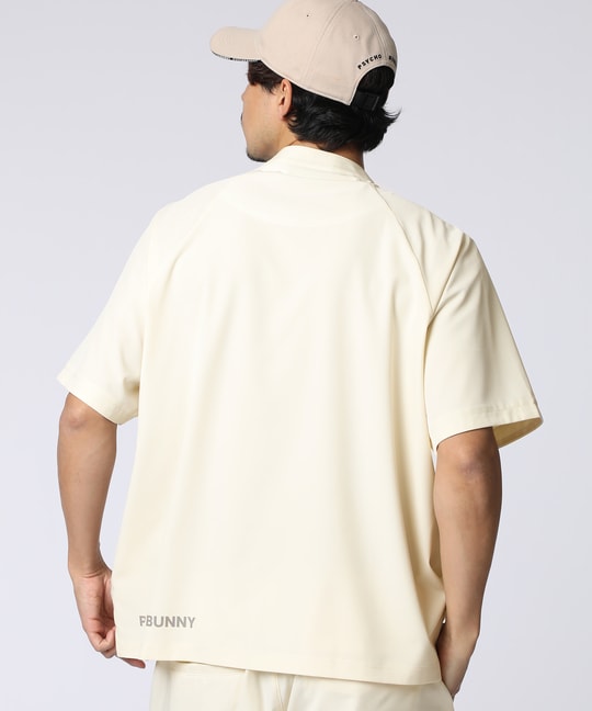 [WEB限定]リラックスフィット ロゴモックネックTシャツ