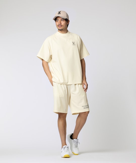 [WEB限定]リラックスフィット ロゴモックネックTシャツ