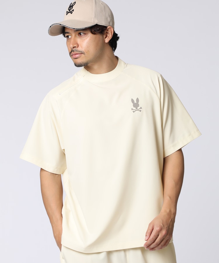WEB限定]リラックスフィット ロゴモックネックTシャツ｜Psycho Bunny