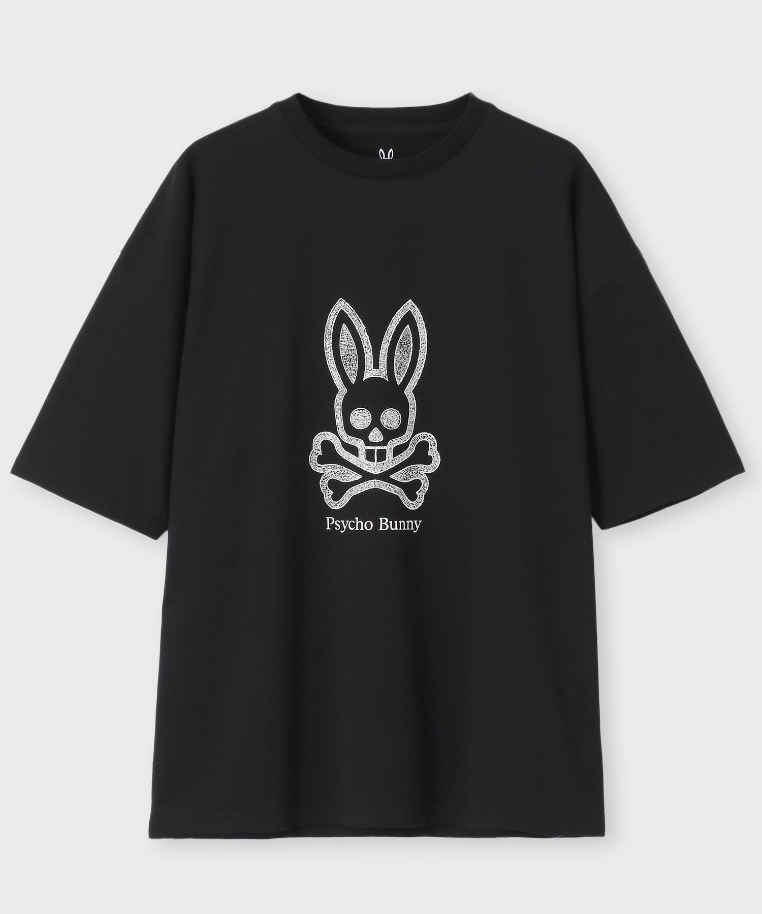 WEB限定]ハンドライトロゴ ワイドリラックス Tシャツ｜Psycho Bunny