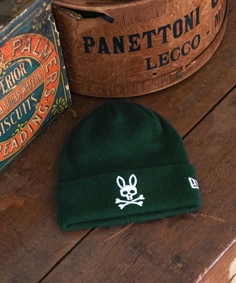 NEW ERA / Psycho Bunny ベーシックカフ　 ニットキャップ