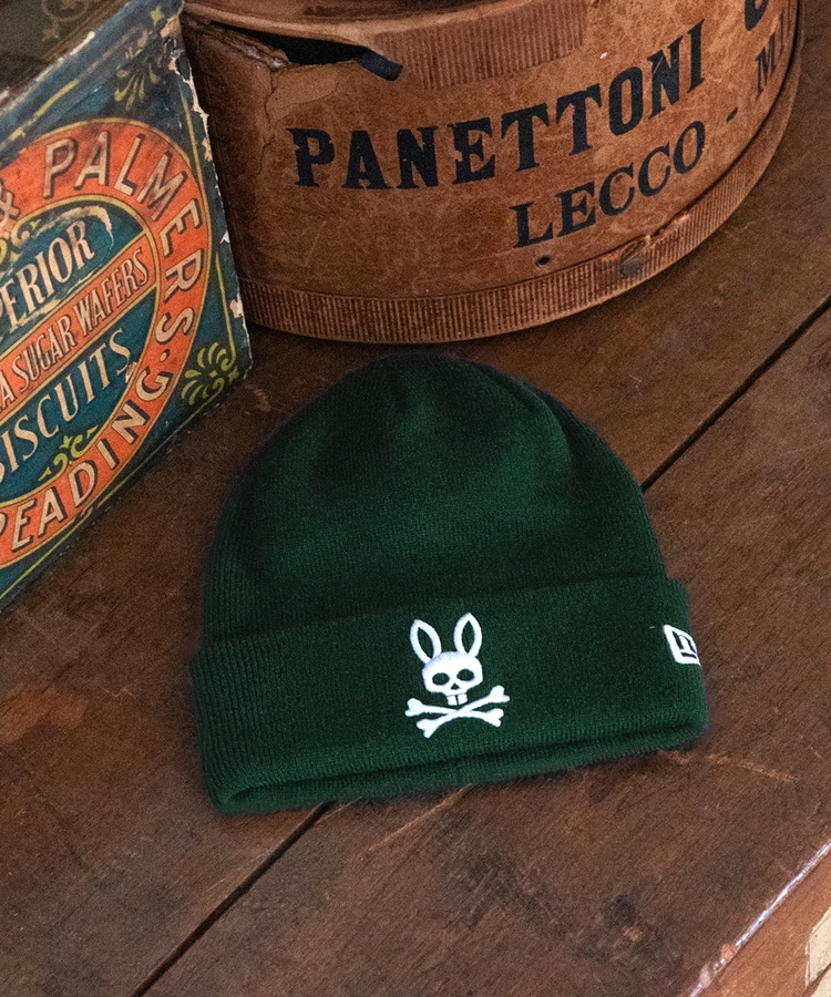 NEW ERA / Psycho Bunny ベーシックカフ ニットキャップ｜Psycho Bunny