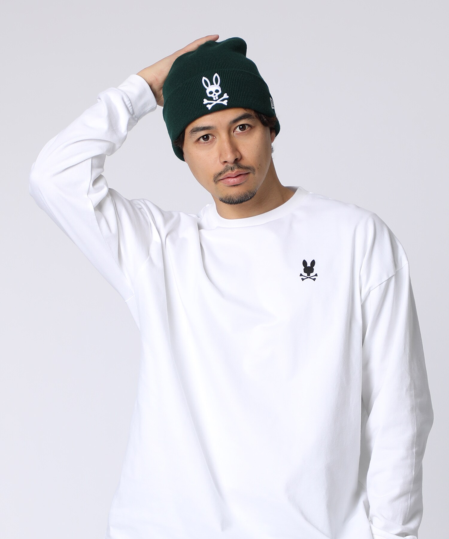 NEW ERA / Psycho Bunny ベーシックカフ ニットキャップ｜Psycho Bunny