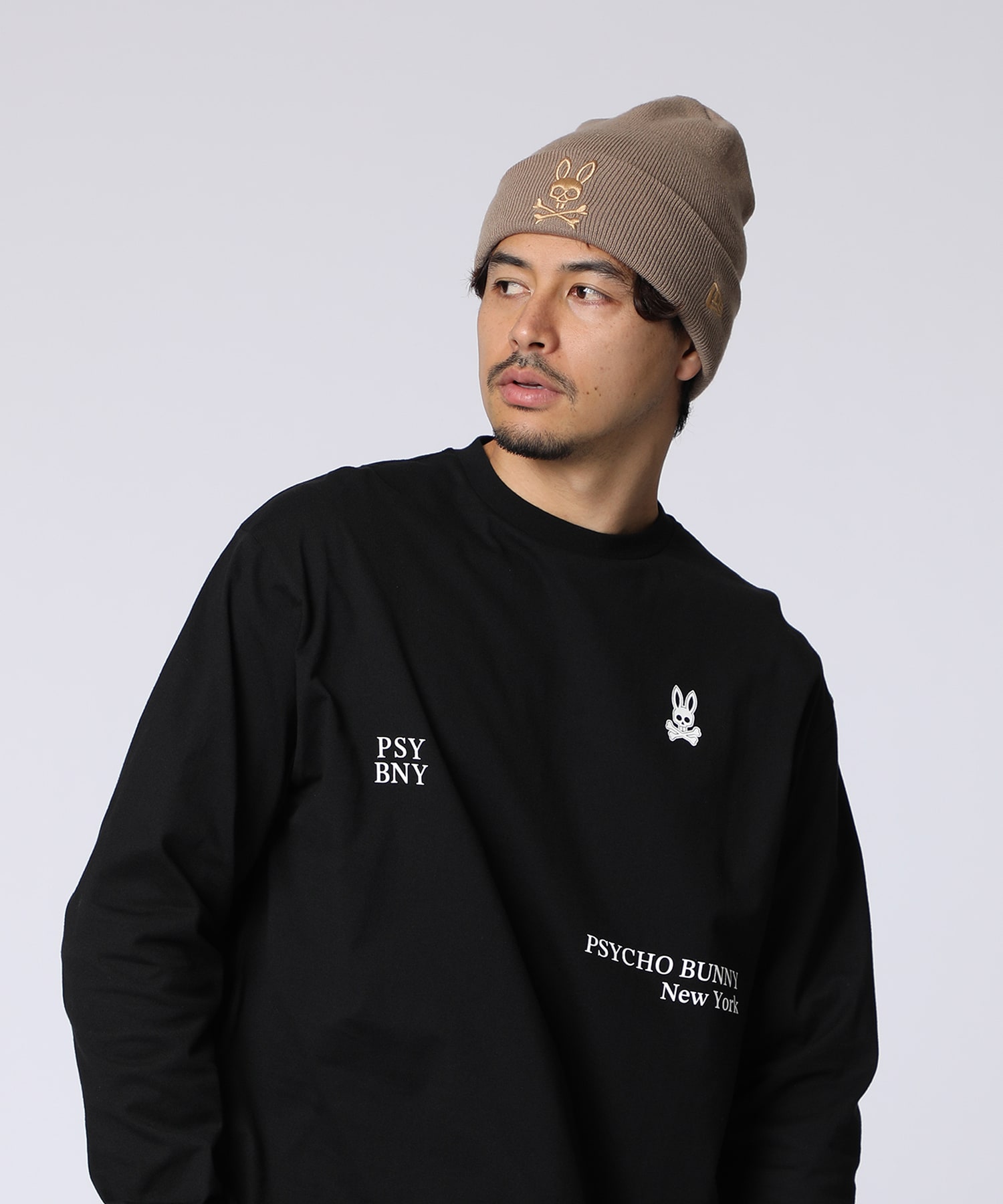 NEW ERA / Psycho Bunny ベーシックカフ ニットキャップ｜Psycho Bunny