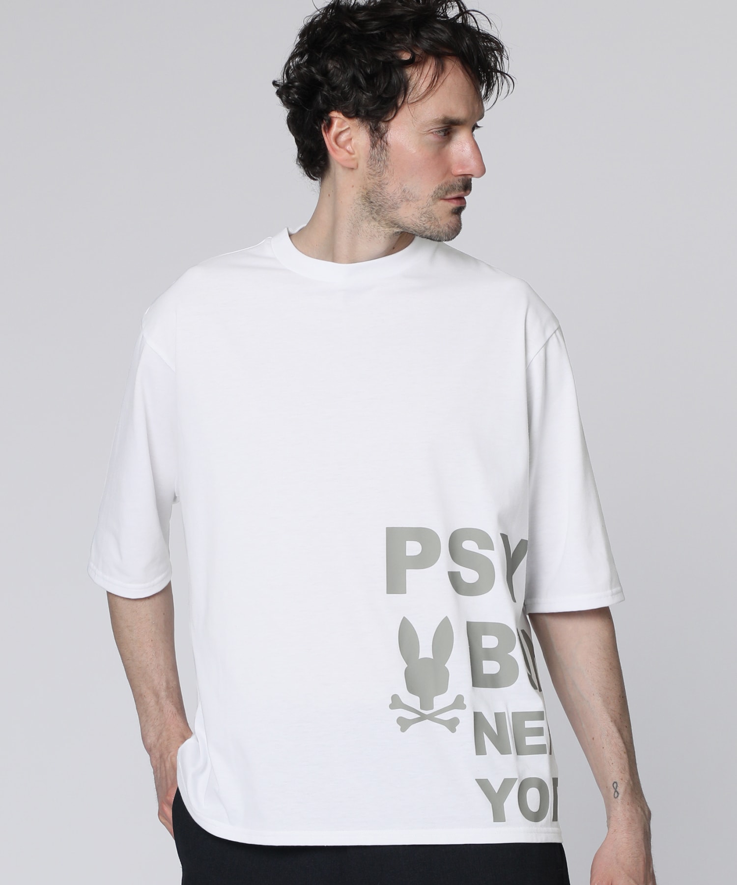 WEB限定]サイドロゴ ビッグシルエット Tシャツ｜Psycho Bunny｜サイコ