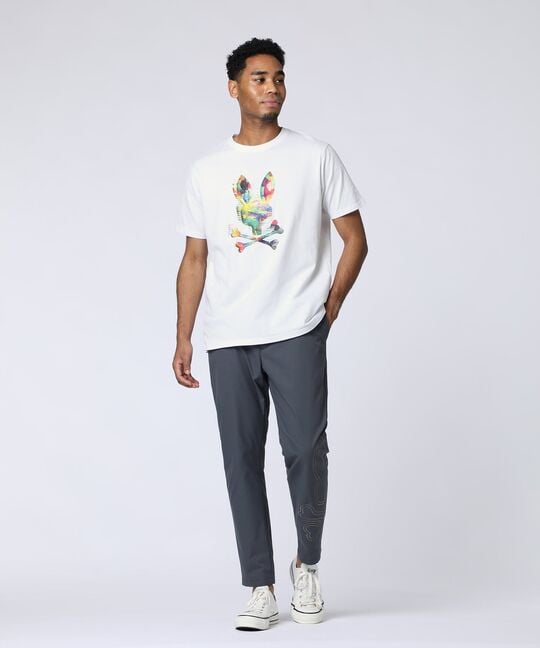 カラフルグリッチロゴ プリントTシャツ