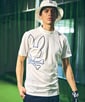 [GOLF]アウトライン2BUNNY ドライメッシュモックネックTシャツ