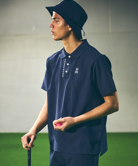 [GOLF]EVALET®  アムンゼン襟デザインポロシャツ