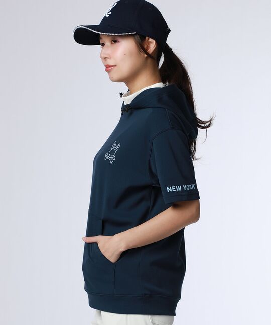 [GOLF][WOMEN]シルエットラインBUNNY 半袖パーカ