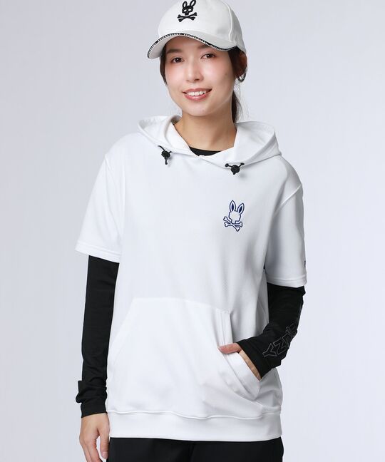 [GOLF][WOMEN]シルエットラインBUNNY 半袖パーカ