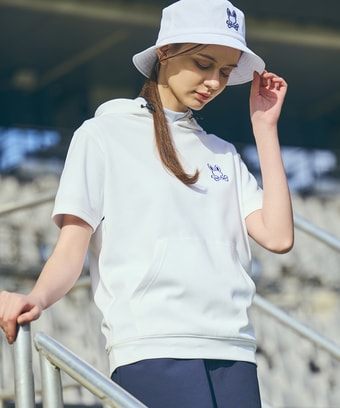 [GOLF][WOMEN]シルエットラインBUNNY 半袖パーカ