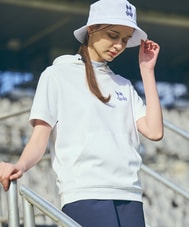 [GOLF][WOMEN]シルエットラインBUNNY 半袖パーカ