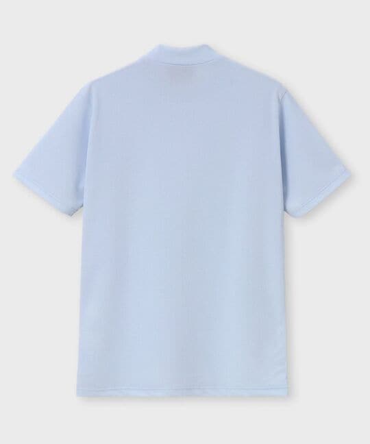 [GOLF]ビッグラインロゴ ドライミニワッフル モックネックTシャツ