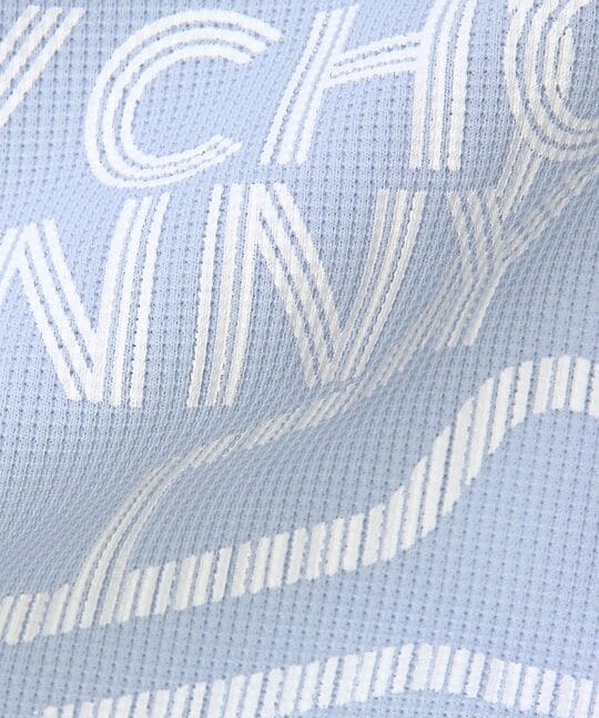 [GOLF]ビッグラインロゴ ドライミニワッフル モックネックTシャツ