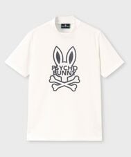 [GOLF]ビッグラインロゴ ドライミニワッフル モックネックTシャツ