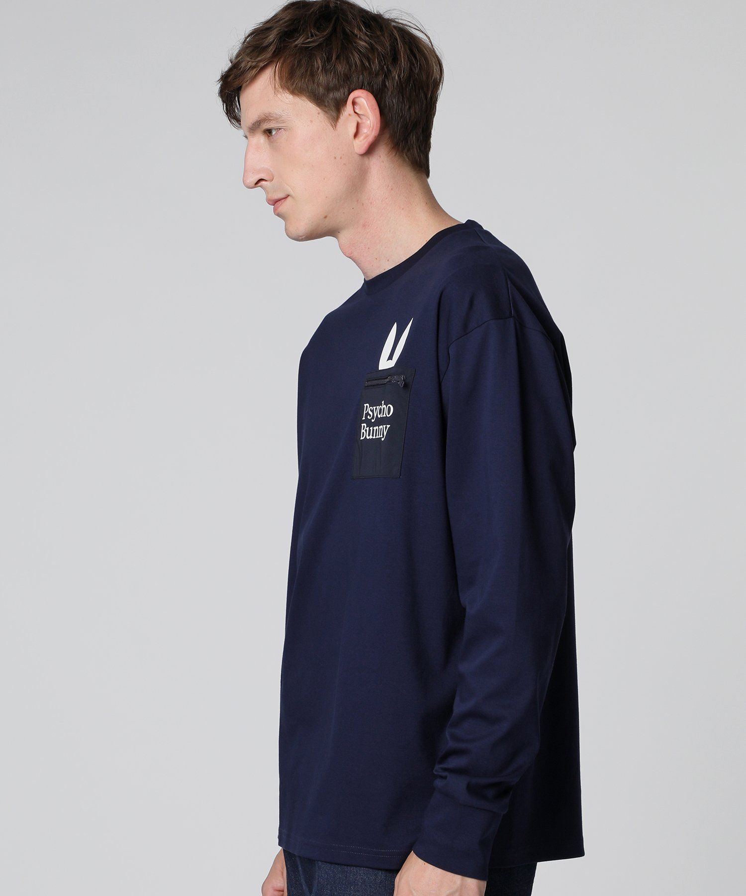 NEWポケットバニー シルケットスムース ロングスリーブTシャツ｜Psycho
