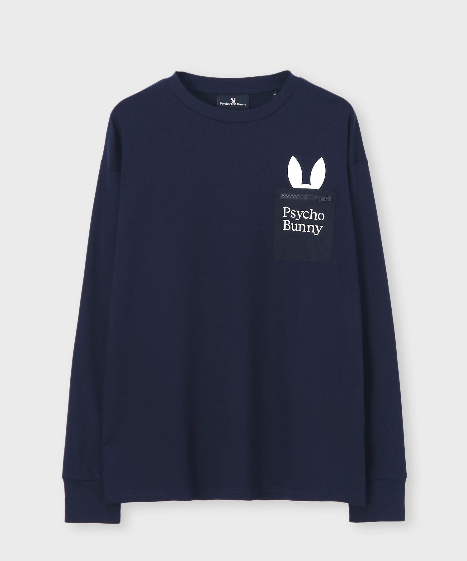 NEWポケットバニー シルケットスムース ロングスリーブTシャツ｜Psycho