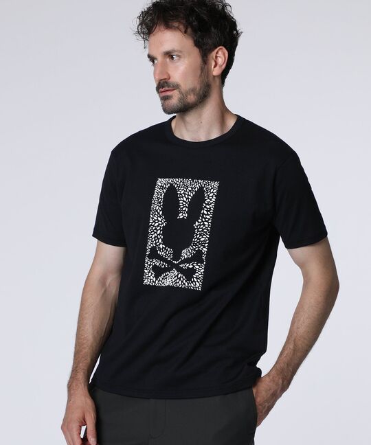 テクスチャーシルエットバニー Tシャツ