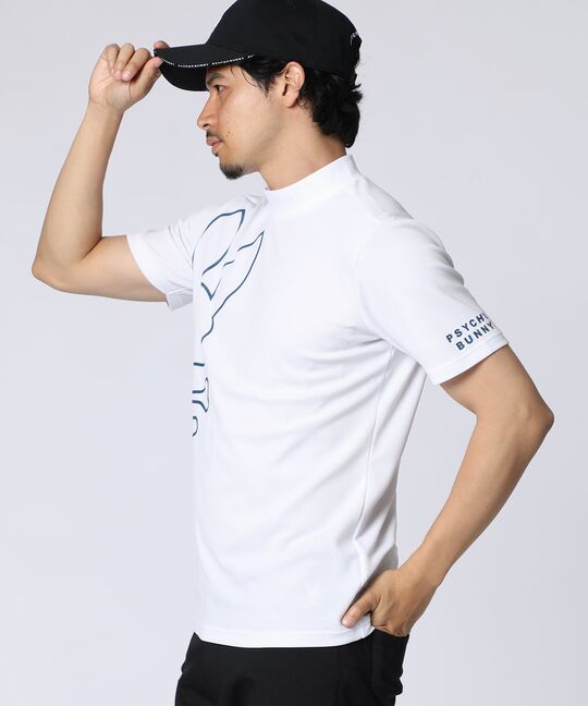 [GOLF]アウトライン2BUNNY ドライメッシュモックネックTシャツ