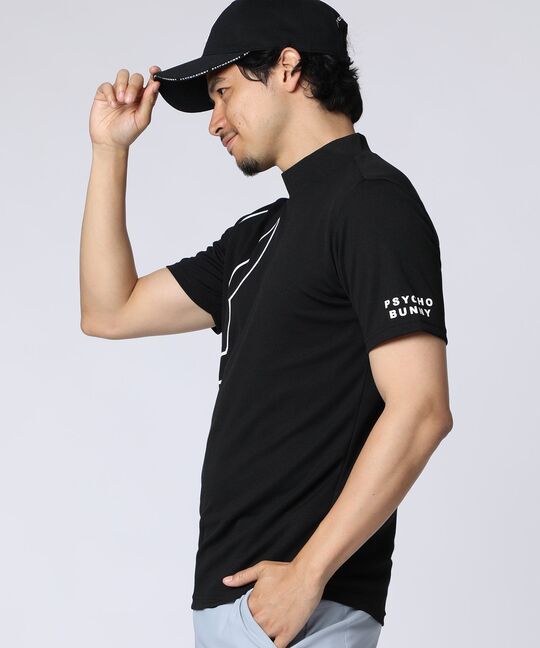 [GOLF]アウトライン2BUNNY ドライメッシュモックネックTシャツ