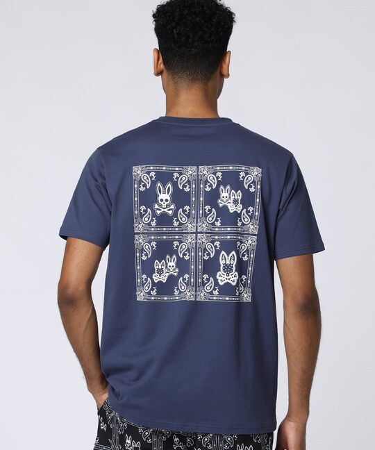 オリジナルバンダナ柄 バックプリントTシャツ