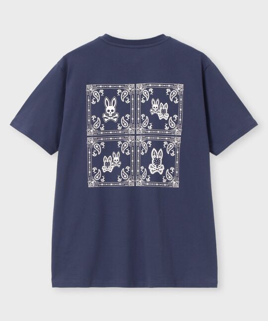 オリジナルバンダナ柄 バックプリントTシャツ