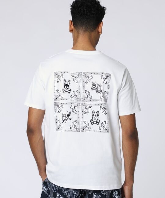 オリジナルバンダナ柄 バックプリントTシャツ