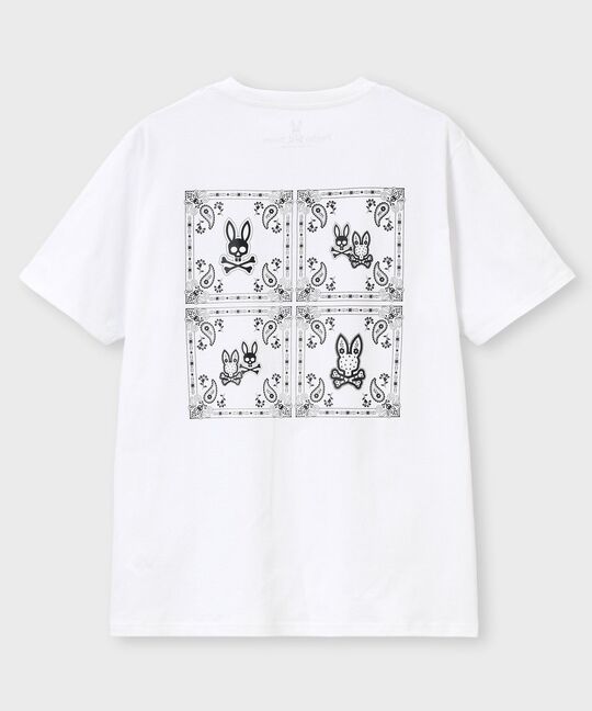 オリジナルバンダナ柄 バックプリントTシャツ