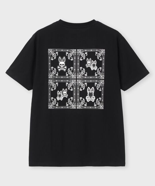 オリジナルバンダナ柄 バックプリントTシャツ