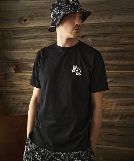 オリジナルバンダナ柄 バックプリントTシャツ
