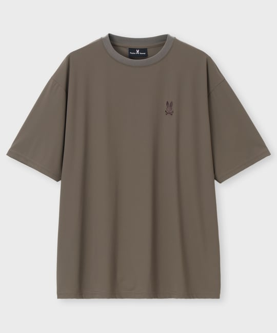 ナイロン格子ポンチ リラックスTシャツ