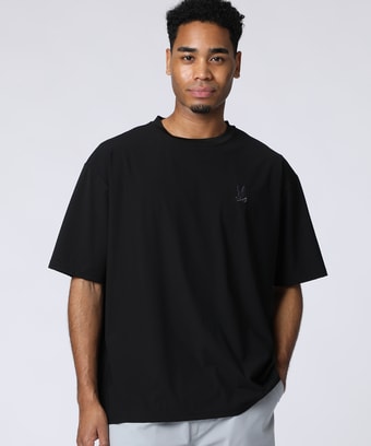 ナイロン格子ポンチ リラックスTシャツ
