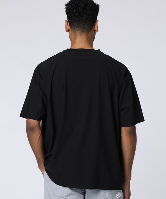 ナイロン格子ポンチ リラックスTシャツ