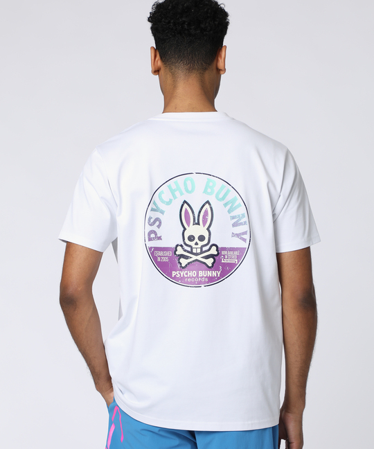 ヴィンテージライク レコードバックプリントTシャツ
