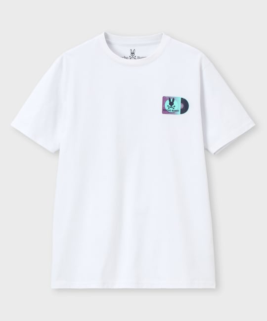 ヴィンテージライク レコードバックプリントTシャツ