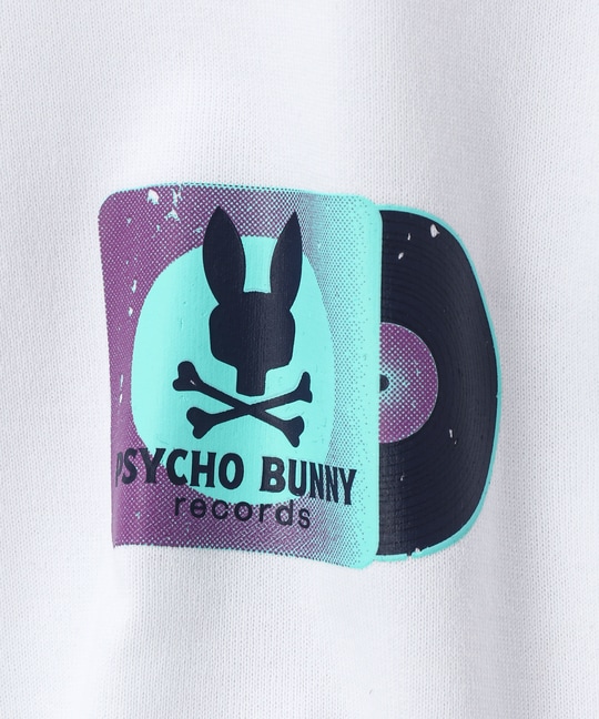 ヴィンテージライク レコードバックプリントTシャツ