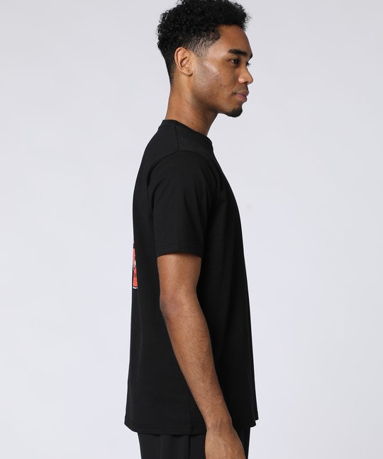 ヴィンテージライク レコードバックプリントTシャツ