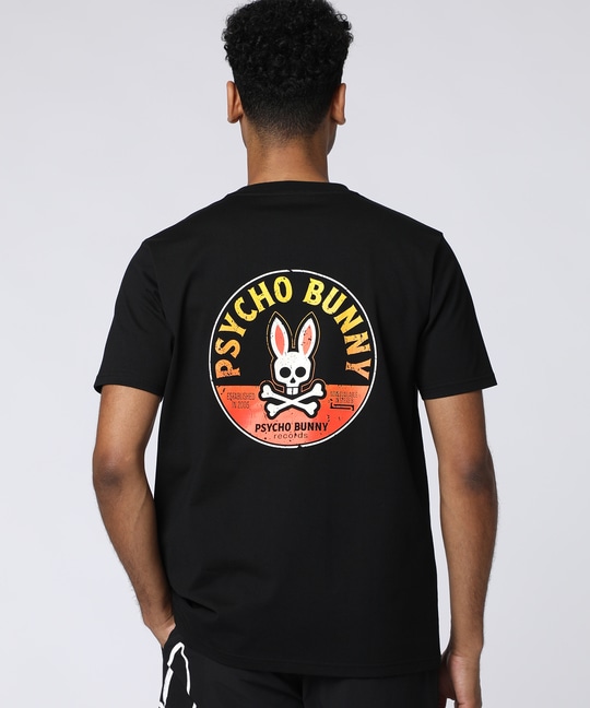 ヴィンテージライク レコードバックプリントTシャツ
