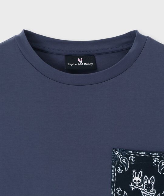 オリジナルバンダナ柄 リラックスポケットTシャツ