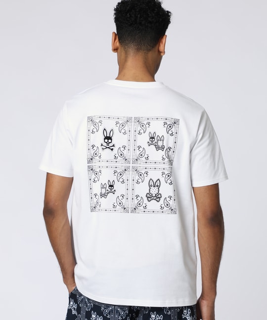 オリジナルバンダナ柄 バックプリントTシャツ